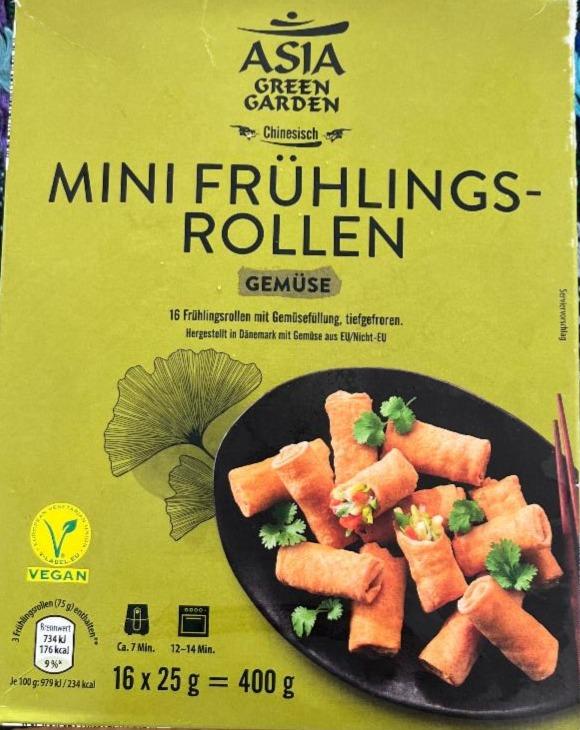 Fotografie - Mini Frühlings-rollen Gemüse Asia Green Garden