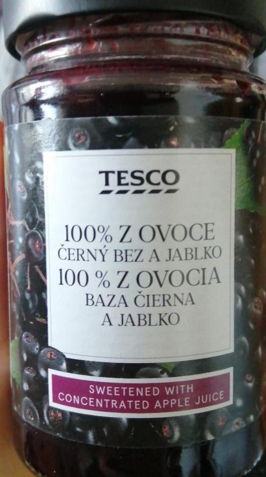 Fotografie - Tesco 100% z ovocia baza čierna jablko