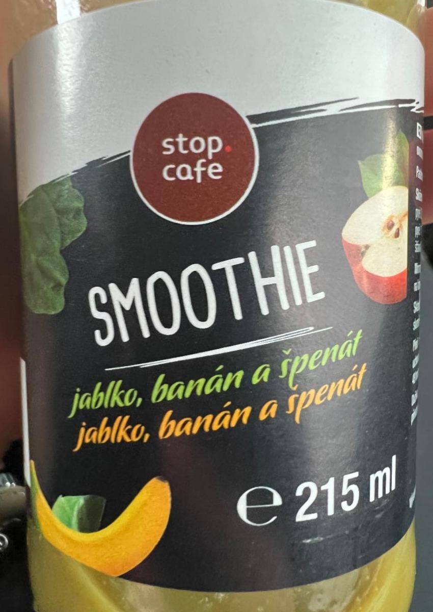 Fotografie - Smoothie jablko,banán a špenát Stop Cafe