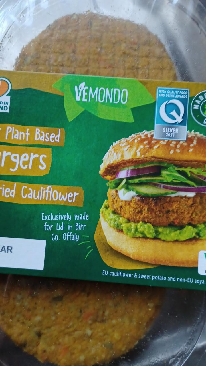 Fotografie - Plant Based Burgers Curried Cauliflower Vemondo