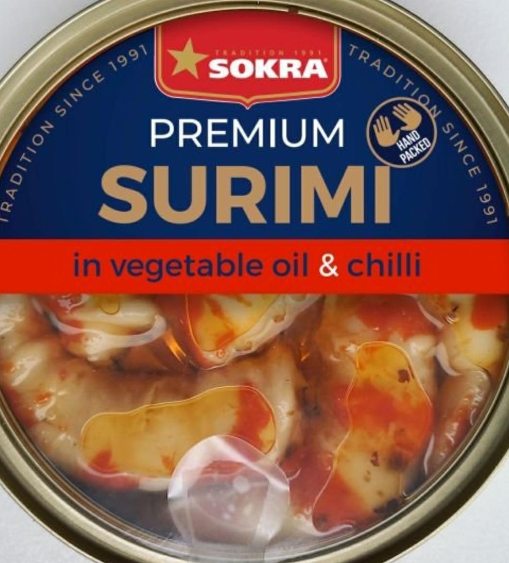 Fotografie - Surimi in vegetable oil & chilli Sokra