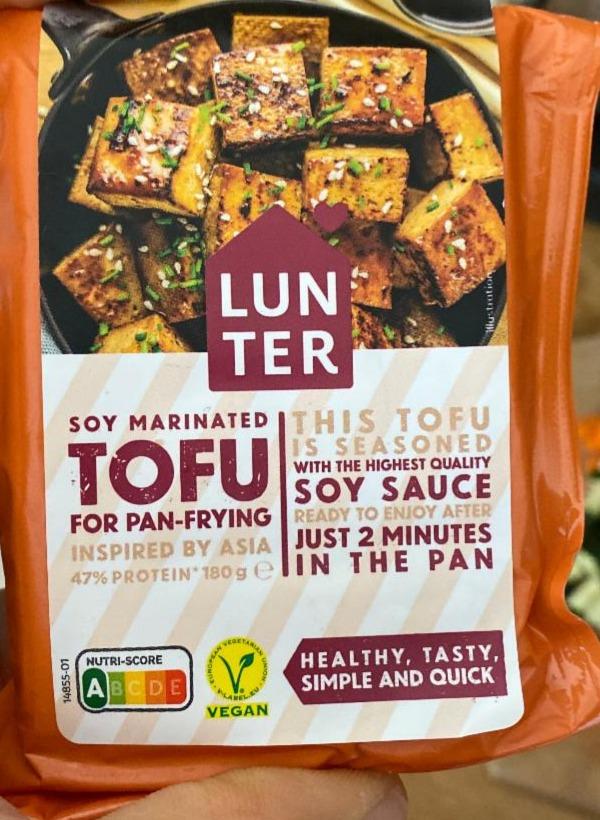 Fotografie - Lunter tofu marinované sojová omáčka