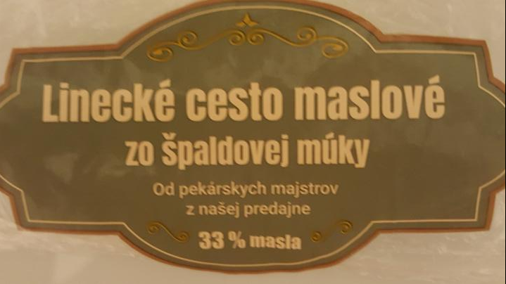 Fotografie - Linecké cesto maslové zo špaldovej muky