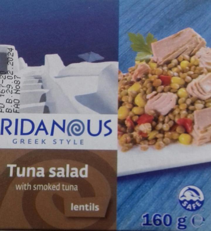 Fotografie - Tuna salad with smoked tuna lentils Eridanous
