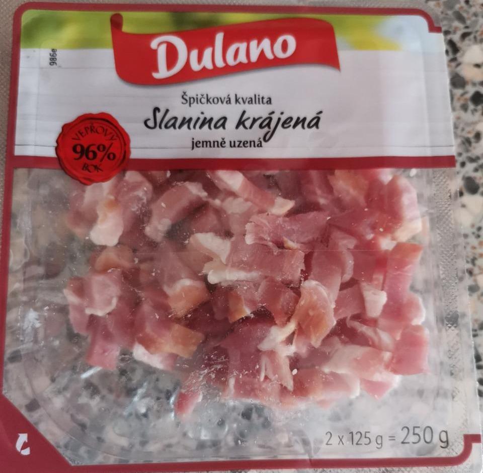 Fotografie - slanina krajana jemne udena Dulano