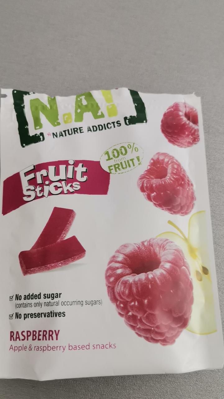 Fotografie - N.A! Fruit sticks Raspberry