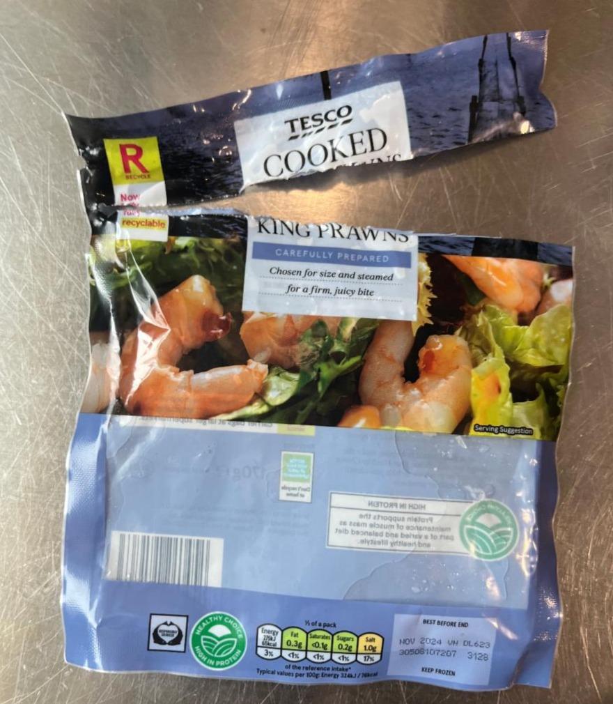 Fotografie - Cooked King Prawns Tesco