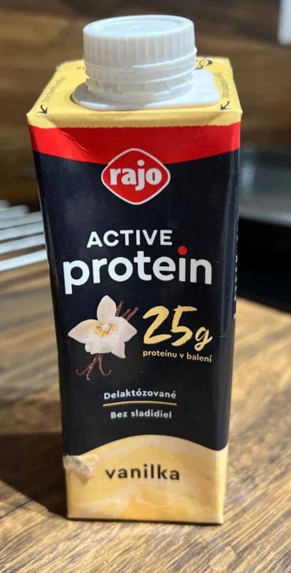 Fotografie - Active protein 25g Delaktózované vanilka Rajo