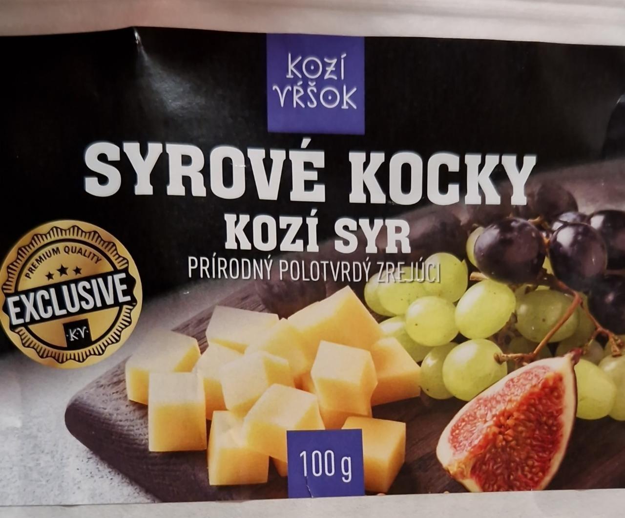 Fotografie - Syrové kocky Kozí Syr Kozí Vŕšok