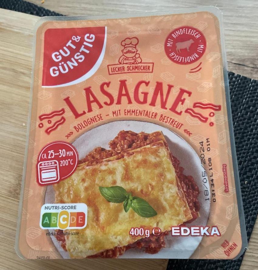 Fotografie - Lasagne Gut&Günstig