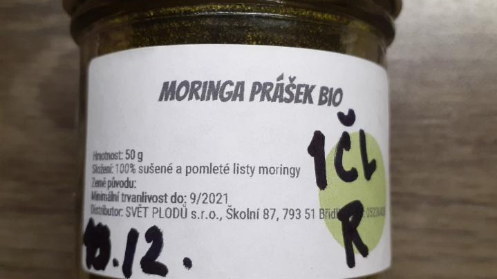 Fotografie - Moringa prášok bio