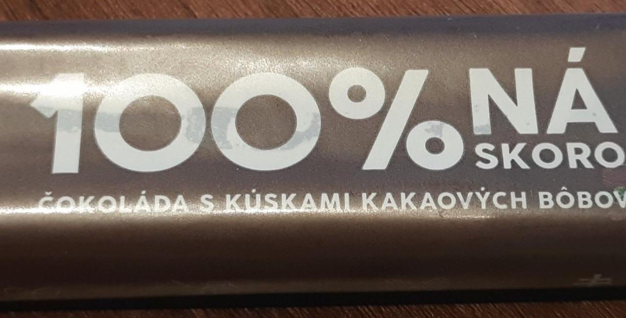 Fotografie - 100%ná skoro čokoláda s kůskami kakaových bôbov Jovinečky