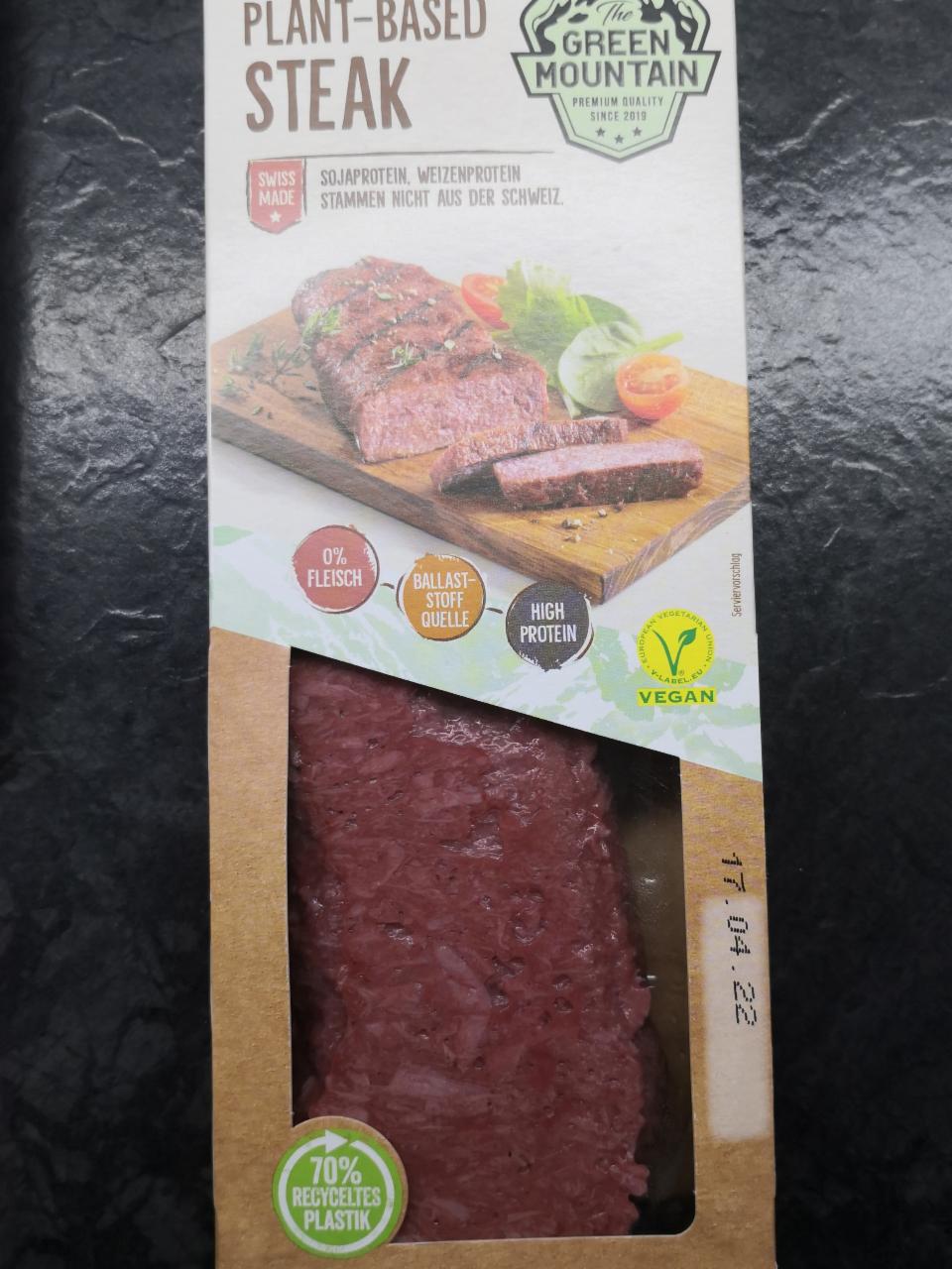 Fotografie - Plant-based Steak Green Mountain