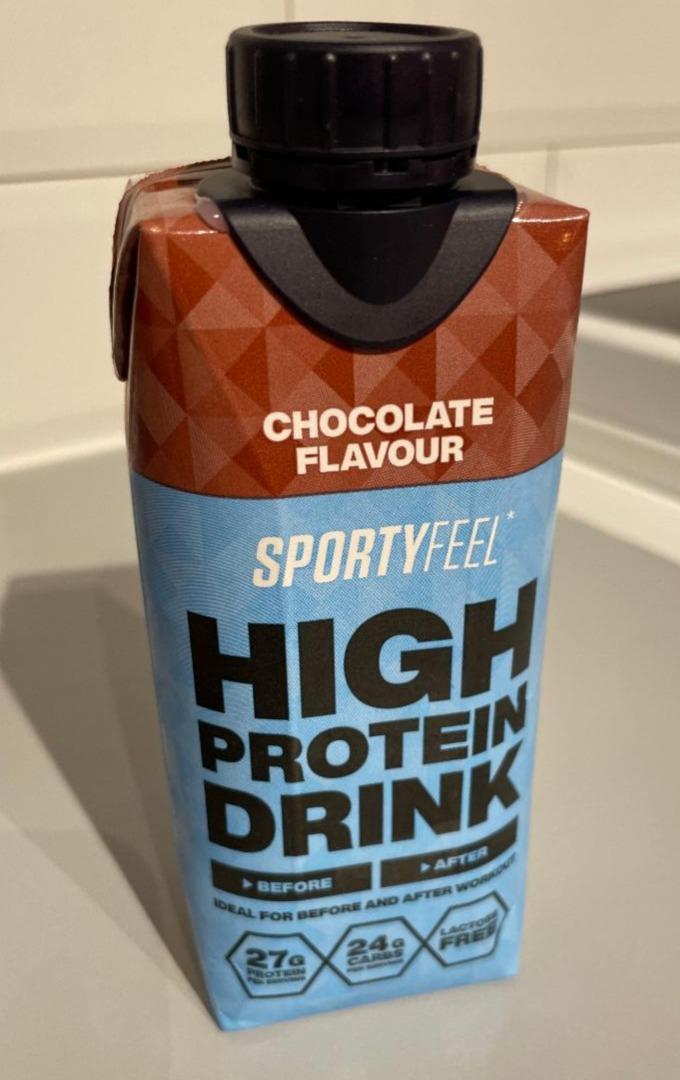 Fotografie - High protein drink Chocolate flavour SportyFeel
