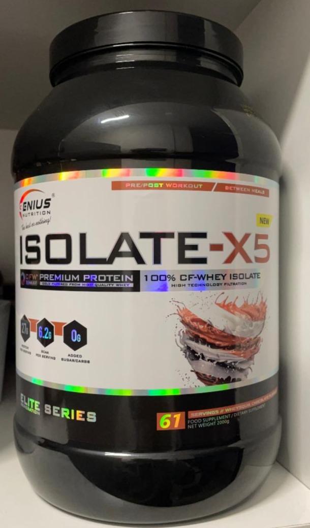 Fotografie - Isolate - X5 Premium Protein Genius Nutrition