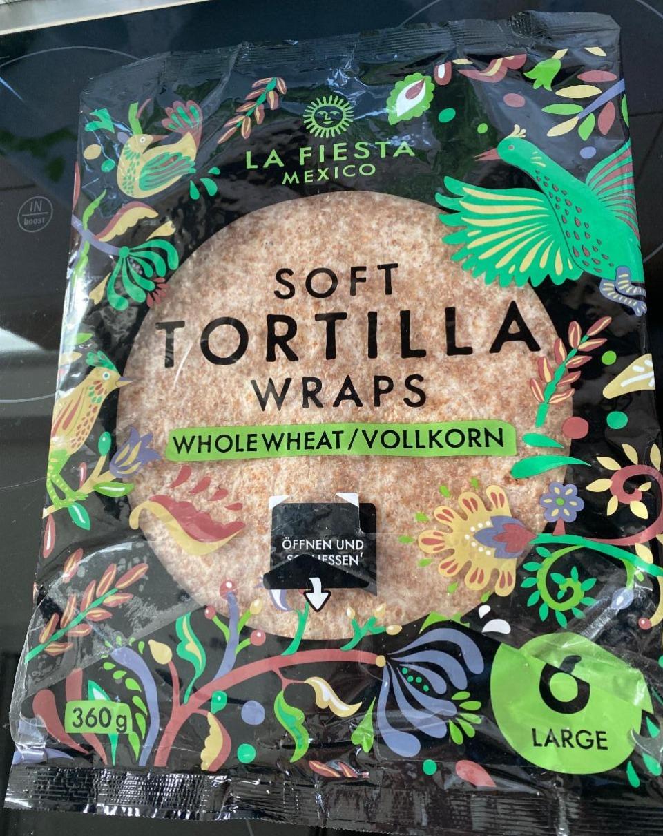 Fotografie - Soft Tortilla Wraps Wholewheat La Fiesta Mexico