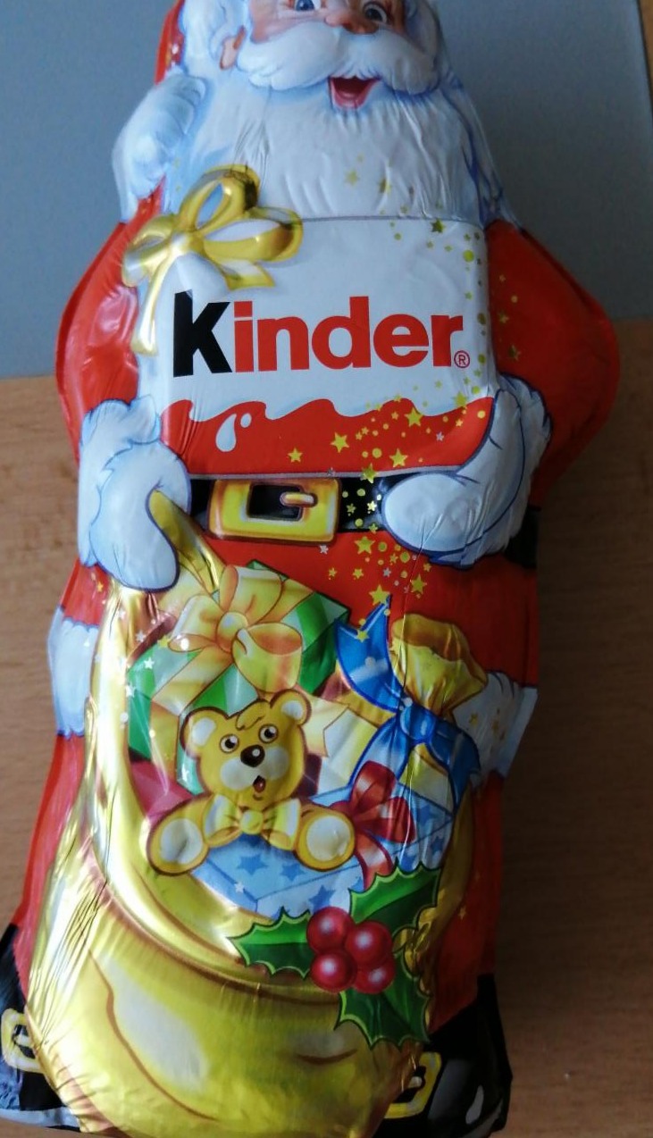 Fotografie - Kinder Santa figurka