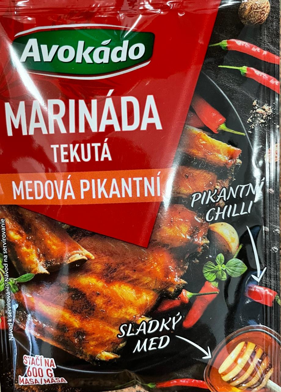 Fotografie - Marináda Tekutá Medová Pikantná Avokádo