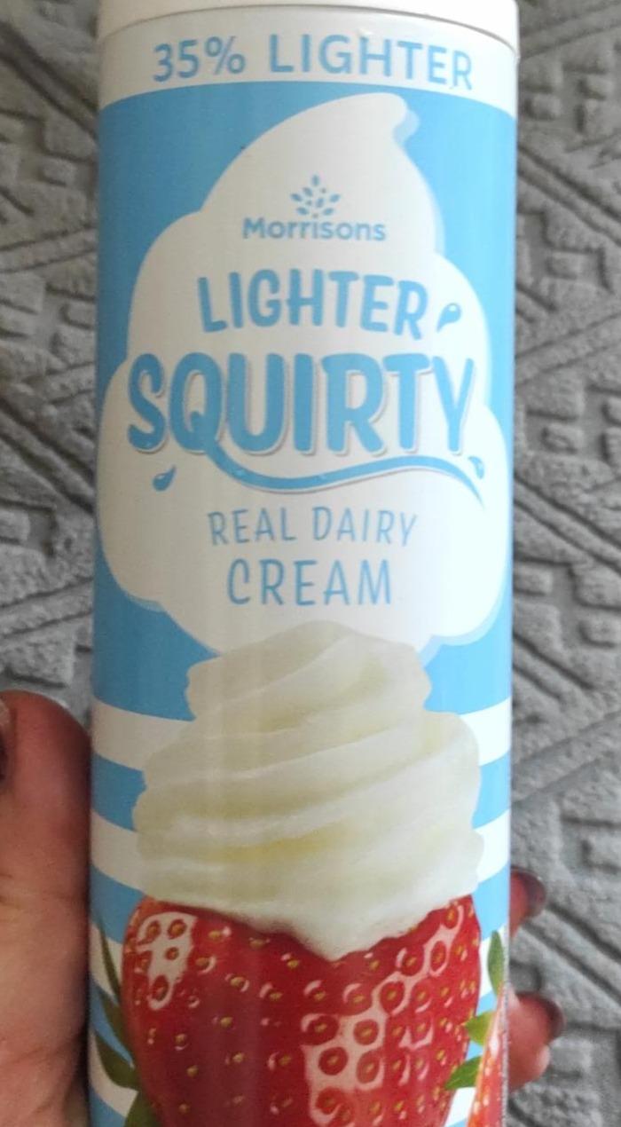 Fotografie - Lighter Squirty Real dairy cream Morrisons