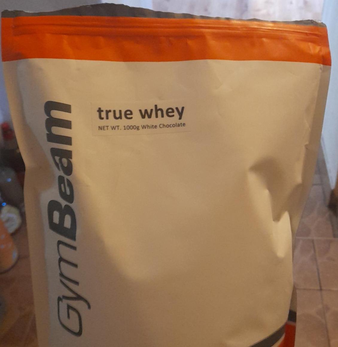 Fotografie - True Whey White chocolate GymBeam