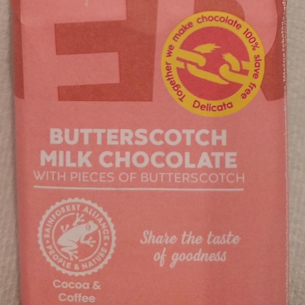 Fotografie - Butterscotch Milk chocolate Delicata