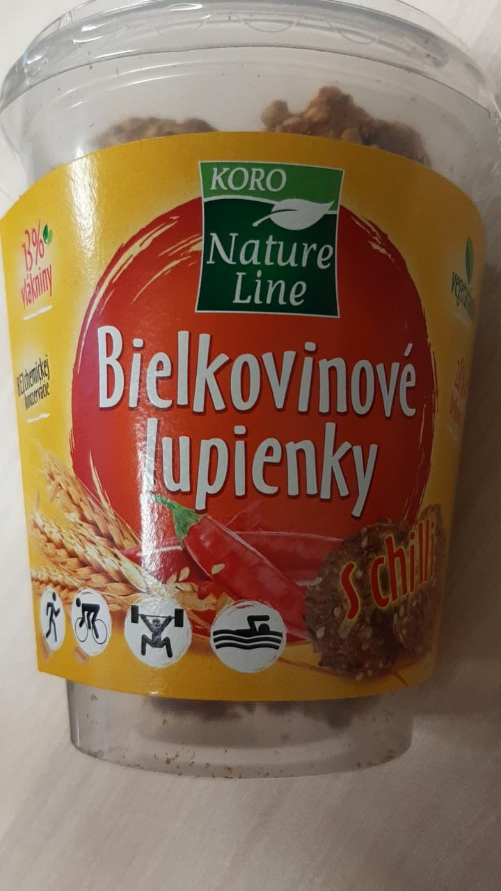 Fotografie - Bielkovinové lupienky s chilli Koro Nature Line