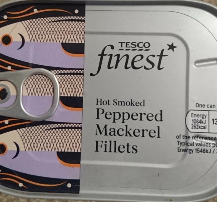 Fotografie - Hot Smoked Peppered Mackerel Fillets Tesco finest