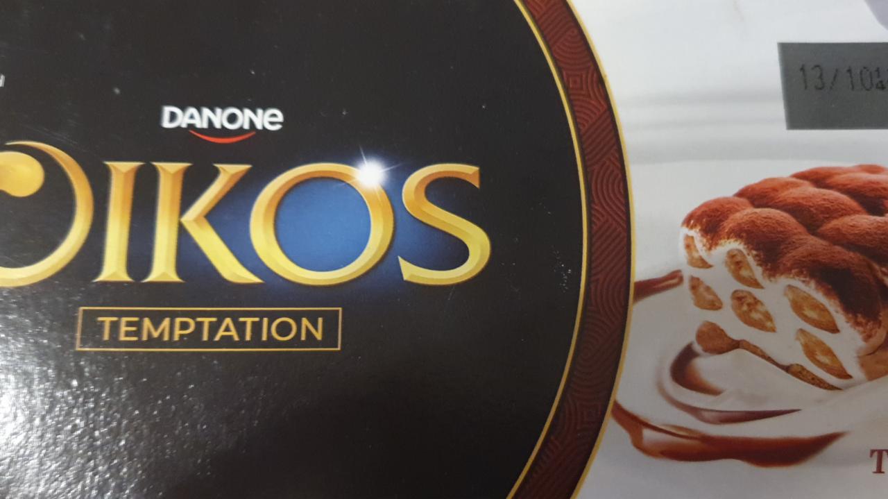 Fotografie - Oikos temptation yogurt dessert tiramisu Danone