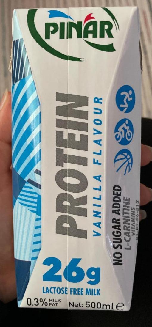 Fotografie - Protein Vanilla flavour 26g Lactose free milk Pinar