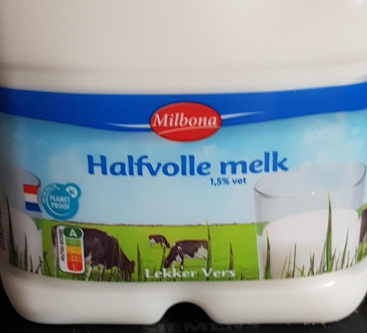 Fotografie - Halfvolle melk Milbona