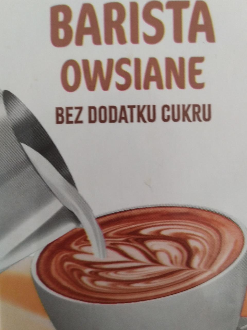 Fotografie - barista owsiane bez dodatku cukru