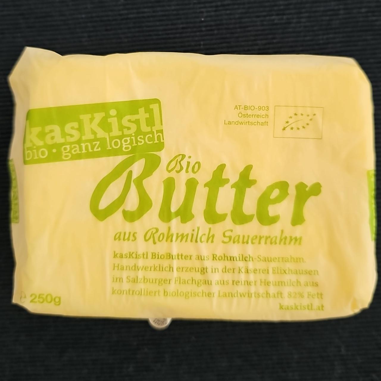 Fotografie - Bio Butter aus Rohmilch Sauerrahm kasKitl