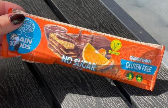 Fotografie - Orange Wafer Gluten Free Brain Foods