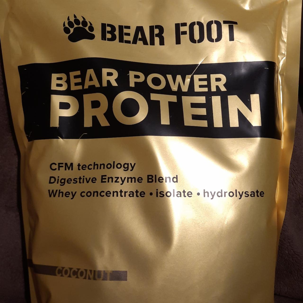 Fotografie - Bear Power Protein Coconut Bear Foot