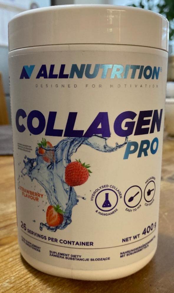 Fotografie - Collagen PRO Strawberry flavour Allnutrition