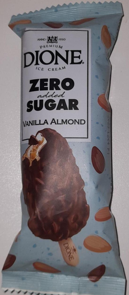 Fotografie - Zero added sugar vanilla almond Premium Dione Ice Cream