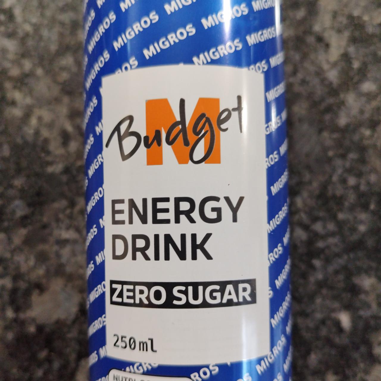 Fotografie - Energy Drink Zero Sugar M Budget