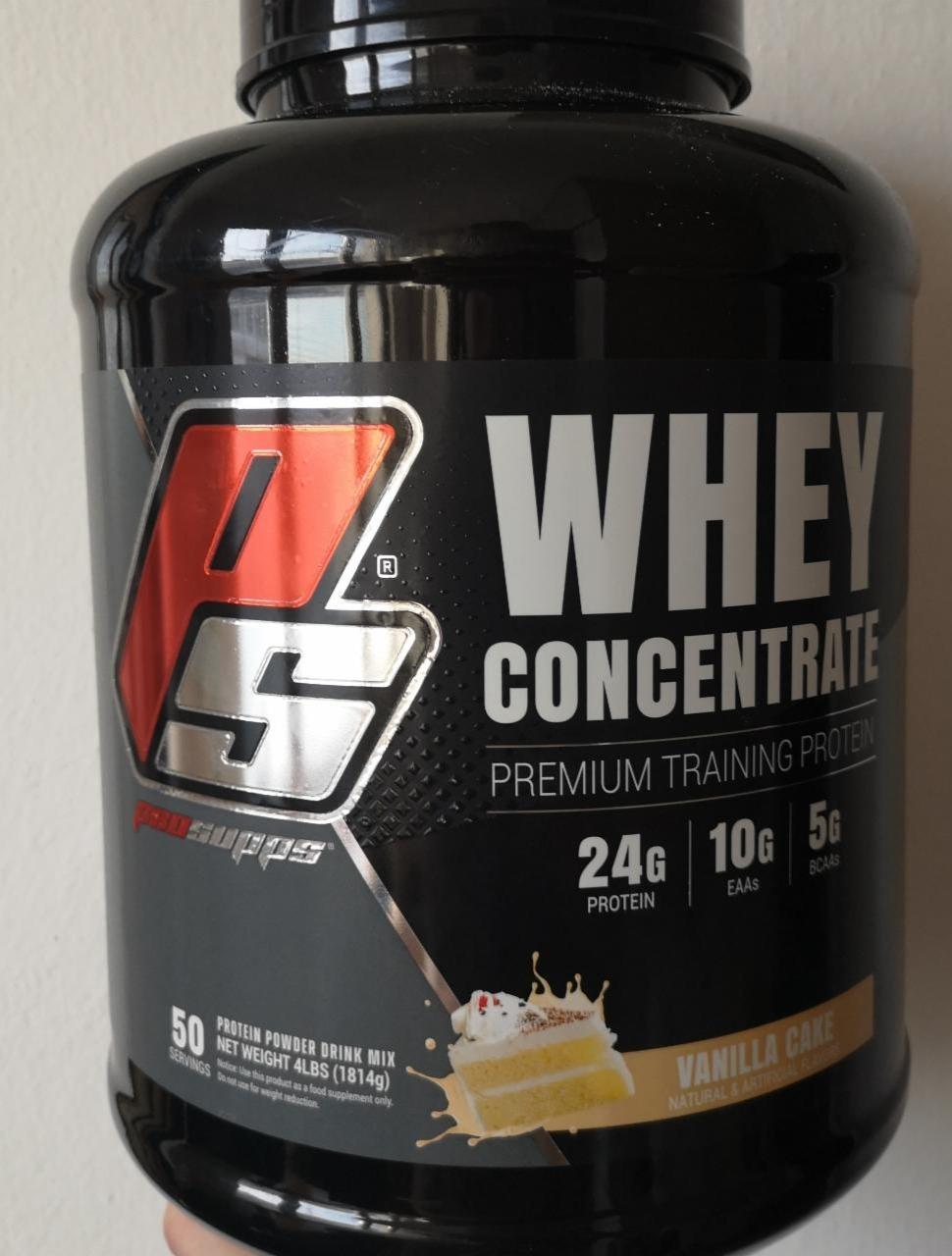 Fotografie - Whey Concentrate Premium Training Protein Vanilla Cake ProSupps