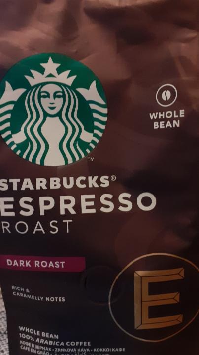 Fotografie - Espresso Dark Roast zrnková káva Starbucks