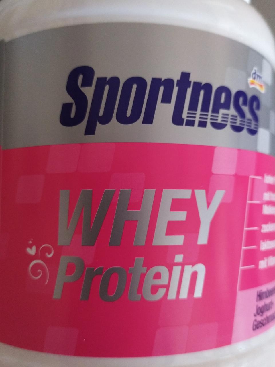 Fotografie - Whey protein himbeeree-joghurt-gesmack Sportness