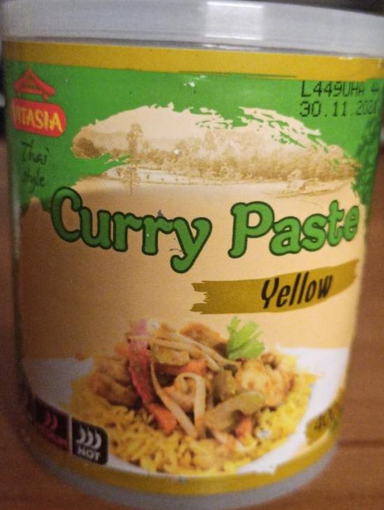 Fotografie - curry paste yellow Vitasia Thai style
