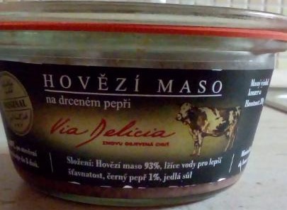 Fotografie - Hovězí maso na drceném pepři Via Delicia