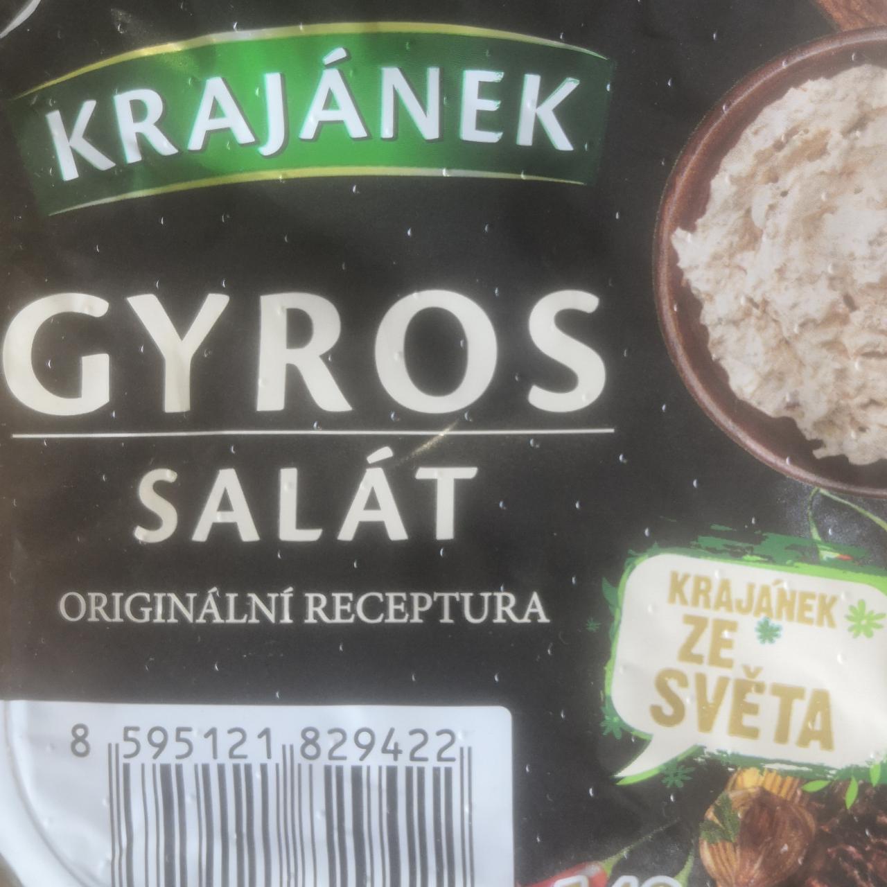 Fotografie - Gyros šalát Krajánek