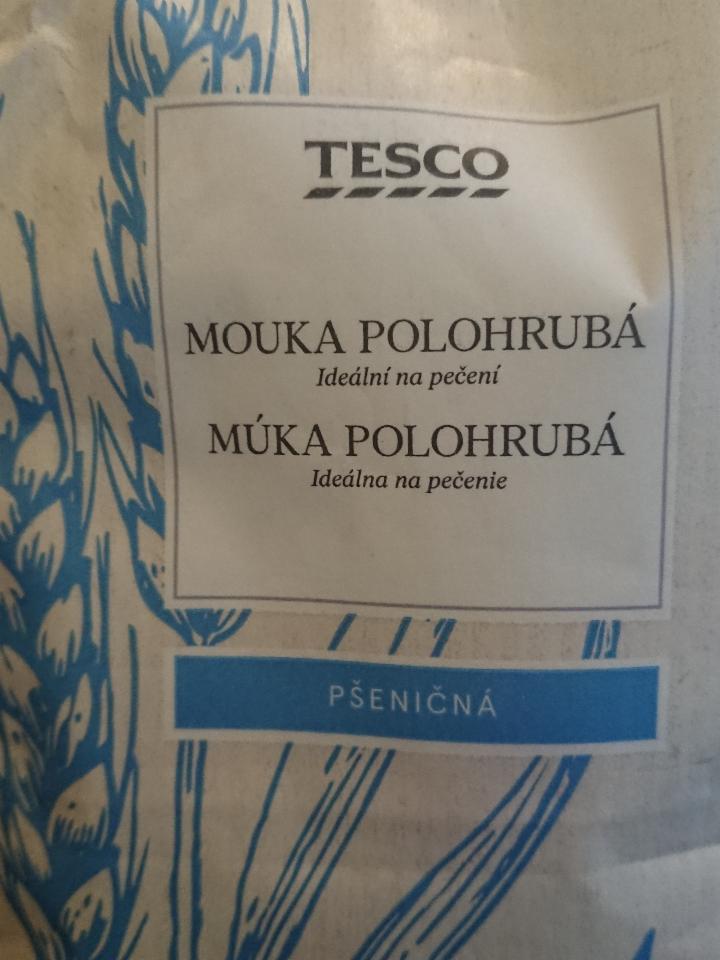 Fotografie - polohrubá pšeničná múka Tesco