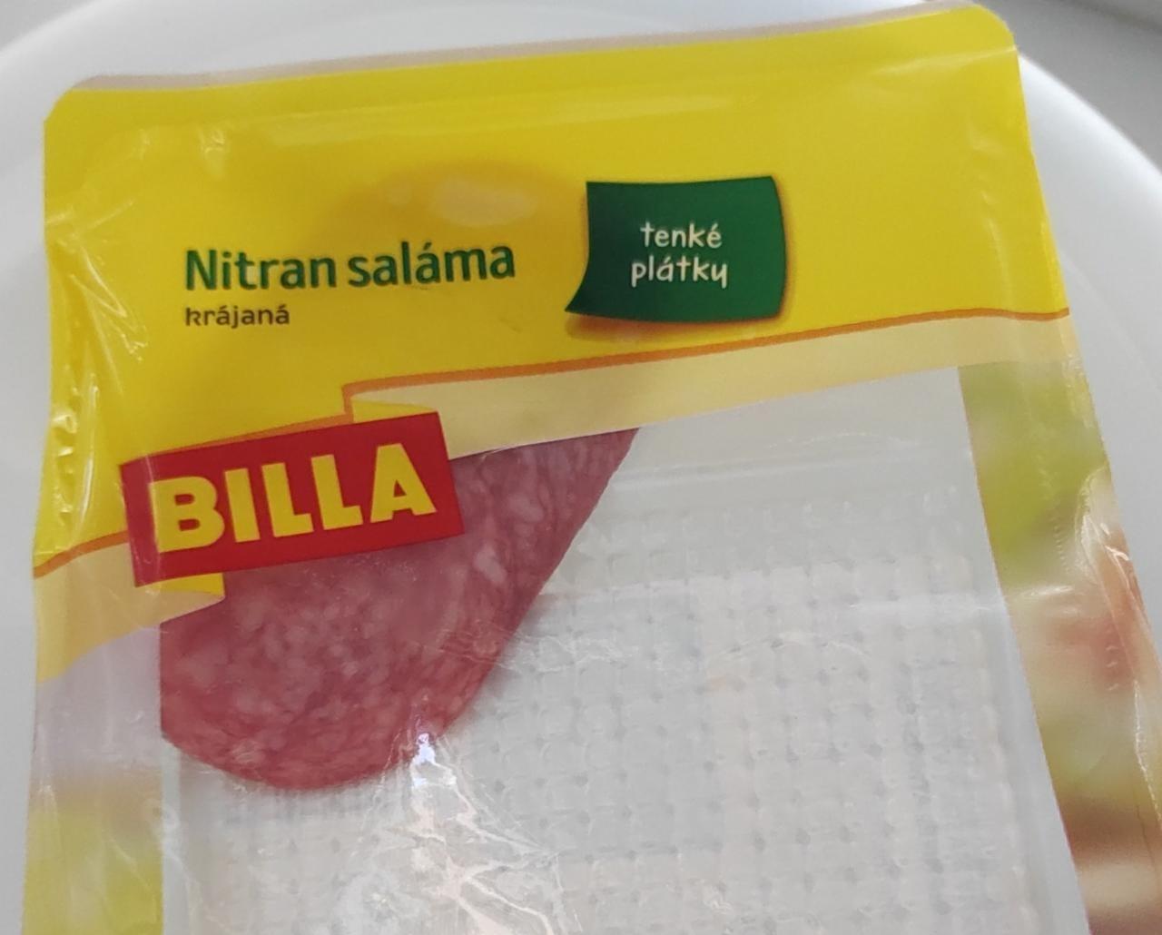 Fotografie - Nitran saláma Billa