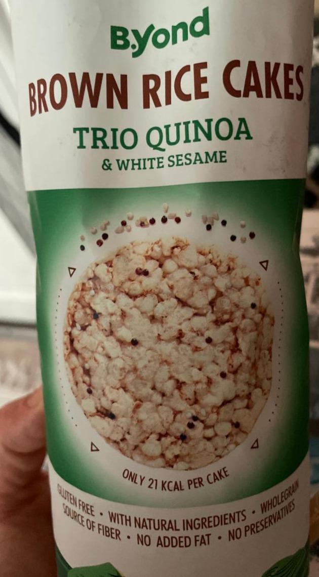 Fotografie - Brown Rice cakes Trio quinoa & white sesame B.yond