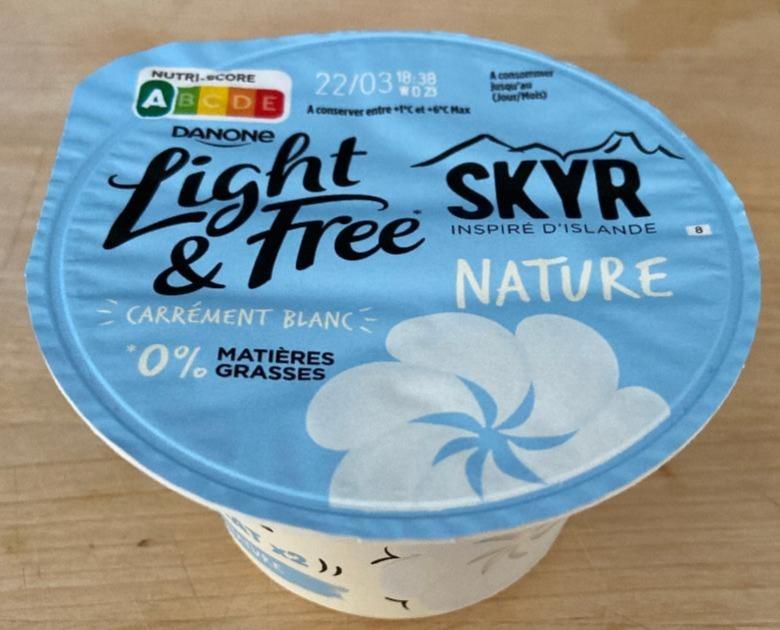 Fotografie - Skyr Nature Light & Free 0% Danone