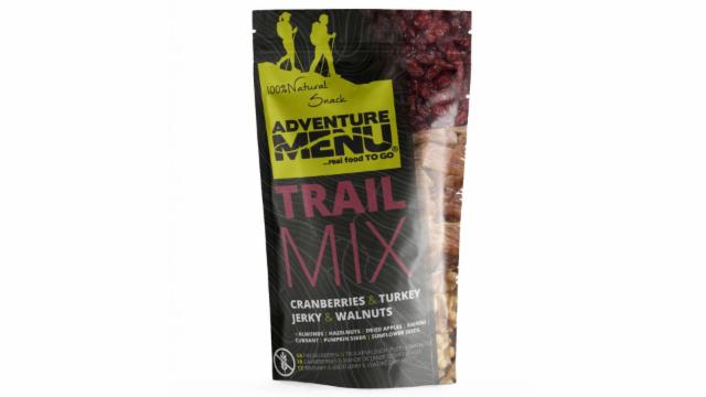 Fotografie - Trail mix Cranberries, turkey jerky and walnuts Adventure Menu