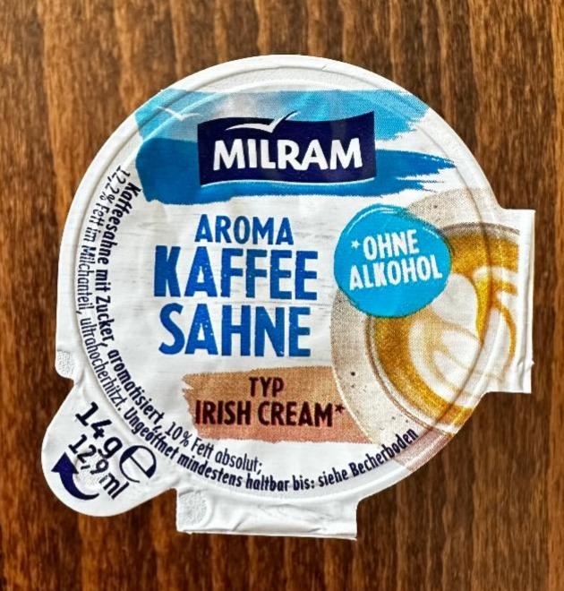 Fotografie - Milmar Aroma Kaffessahne Irish Cream