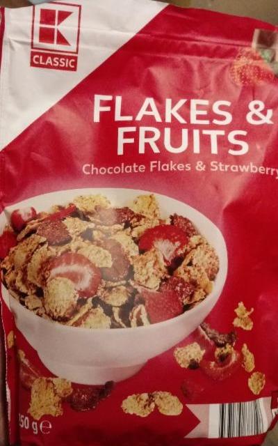 Fotografie - Flakes & Fruits Chocolate flakes & Strawberry K-Classic